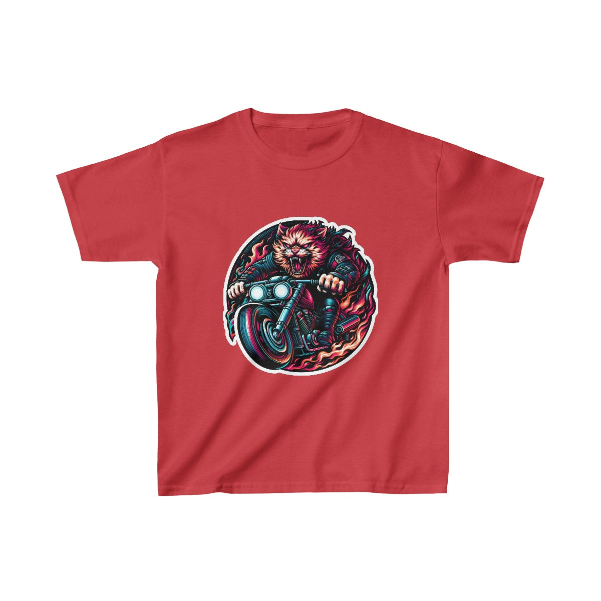 Kids CyberpunkCat T-Shirt Image 11