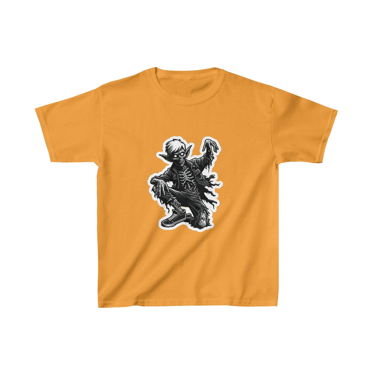 Kids Graphic ArtZombie Elf T-Shirt  Image 5