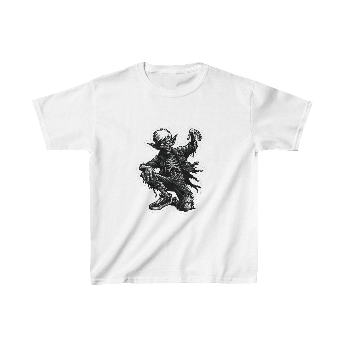 Kids Graphic ArtZombie Elf T-Shirt  Image 2