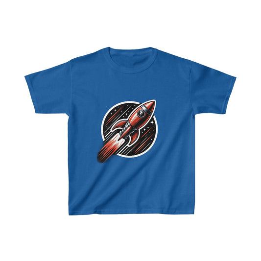 Kids Graphic ArtRocketship T-Shirt Image 1