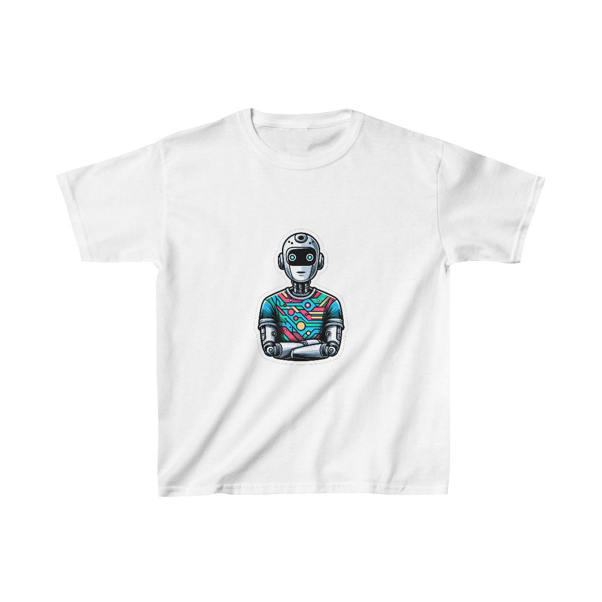 Kids RealisticHumanoid AI Robot T-Shirt  Image 2