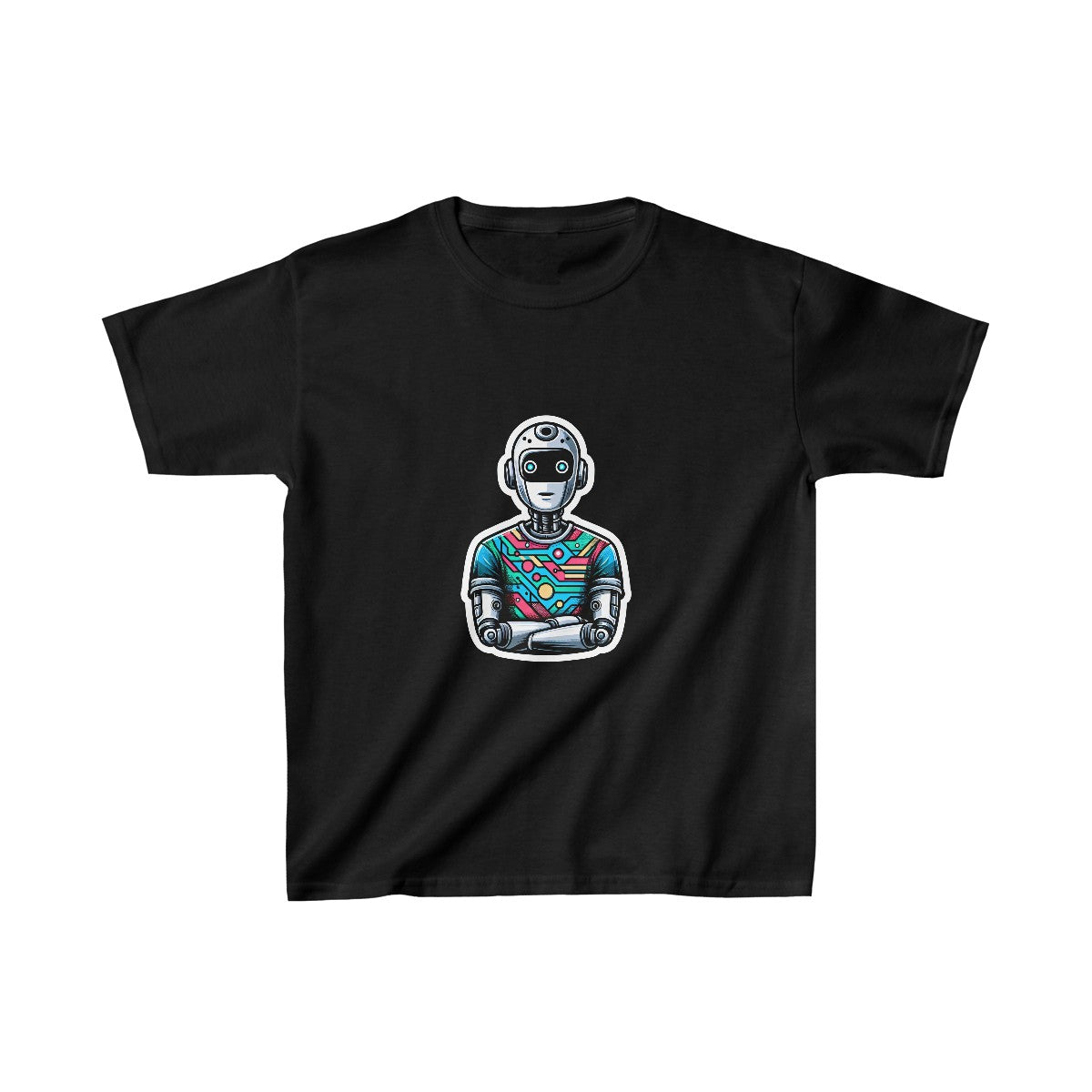 Kids RealisticHumanoid AI Robot T-Shirt  Image 3