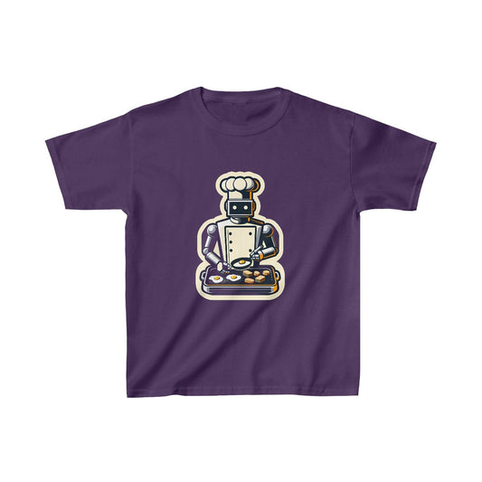 Kids RealisticRobot Chef T-Shirt Image 1