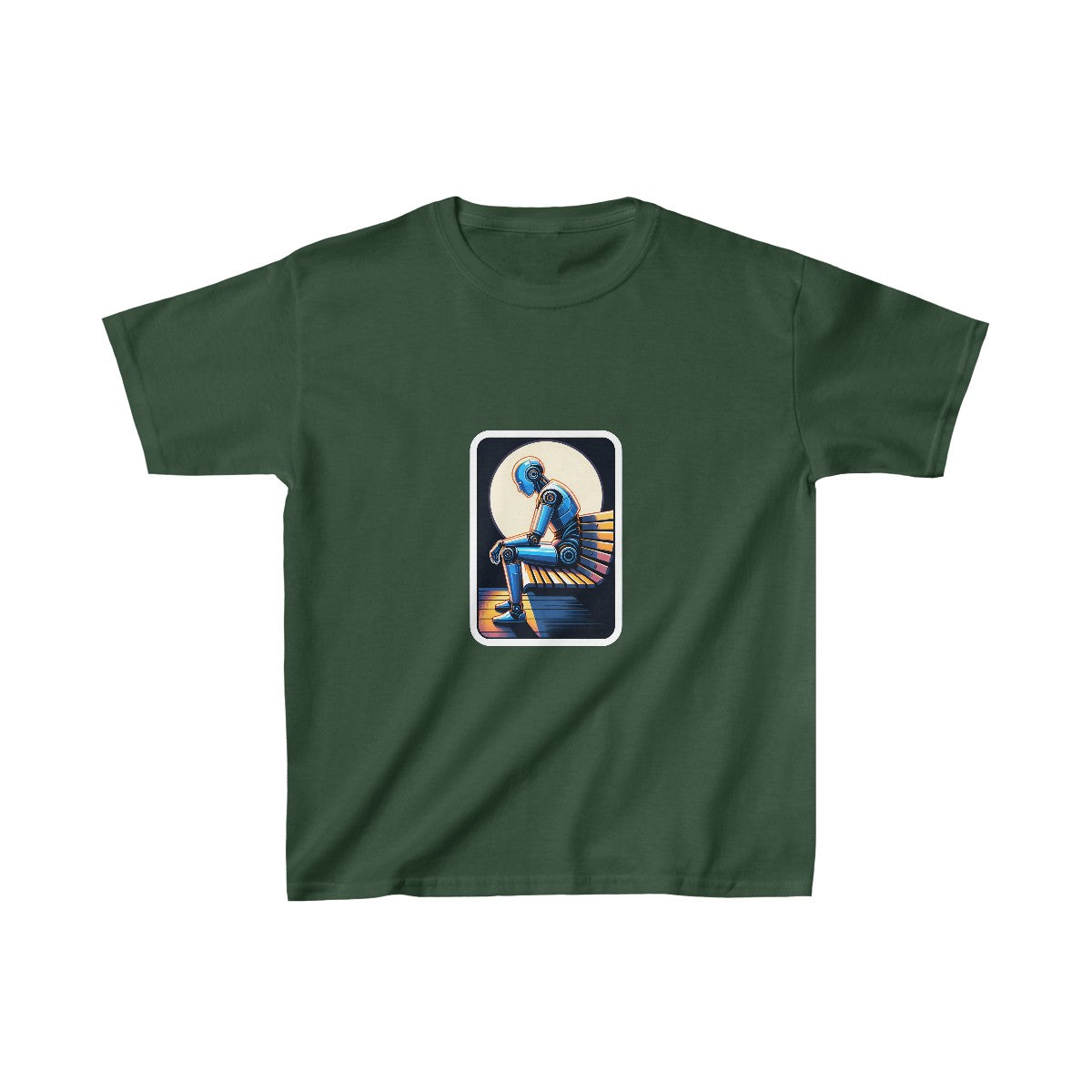 Kids RealisticHumanoid AI Robot T-Shirt Image 7