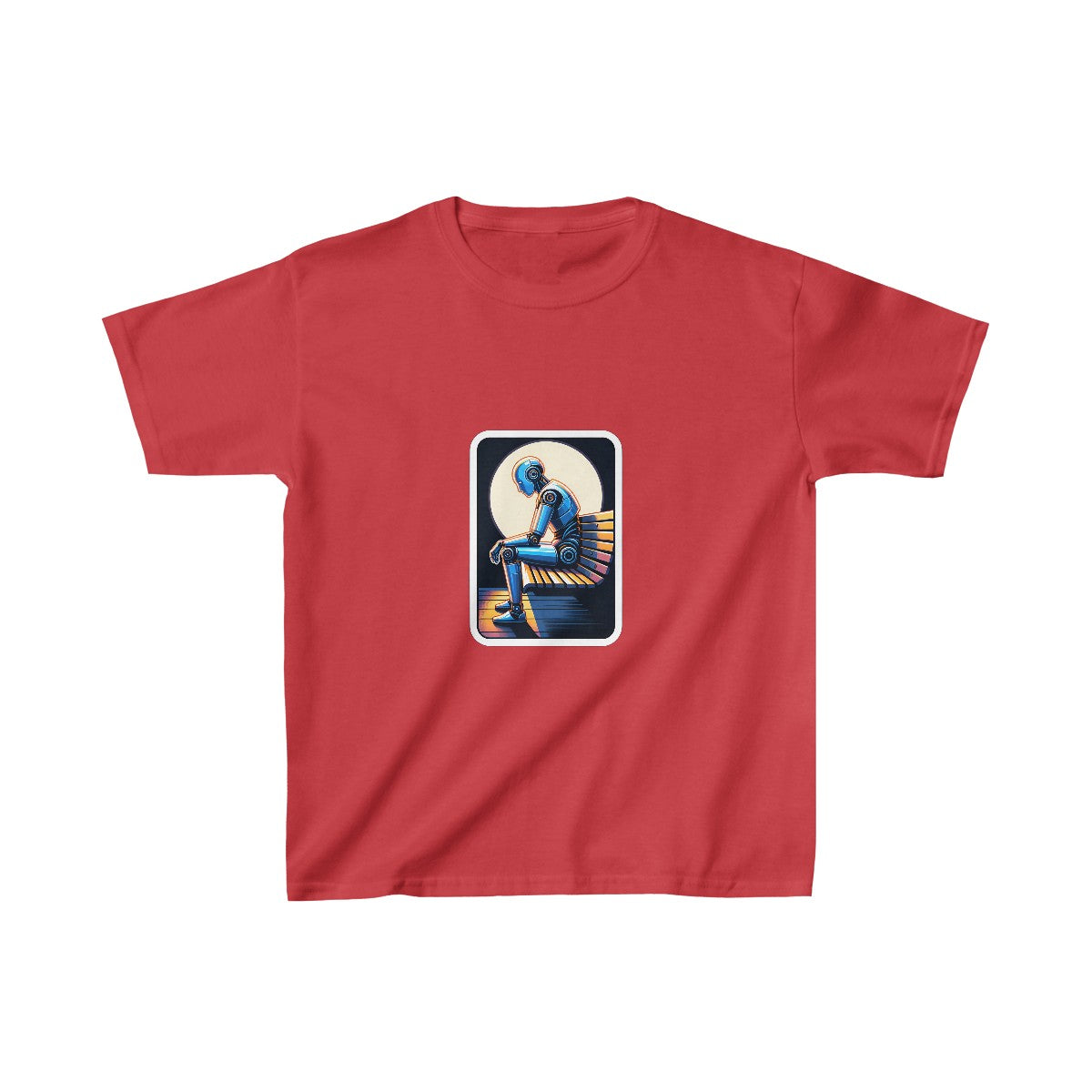 Kids RealisticHumanoid AI Robot T-Shirt Image 11