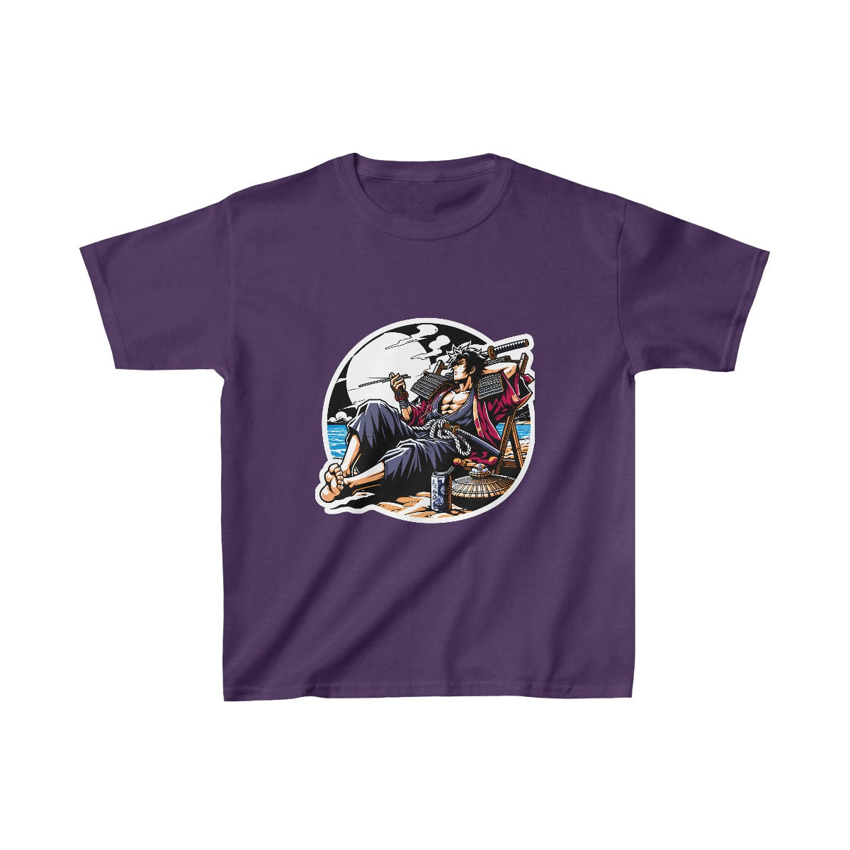 Kids Shonen AnimeSamurai Warrior T-Shirt Image 10