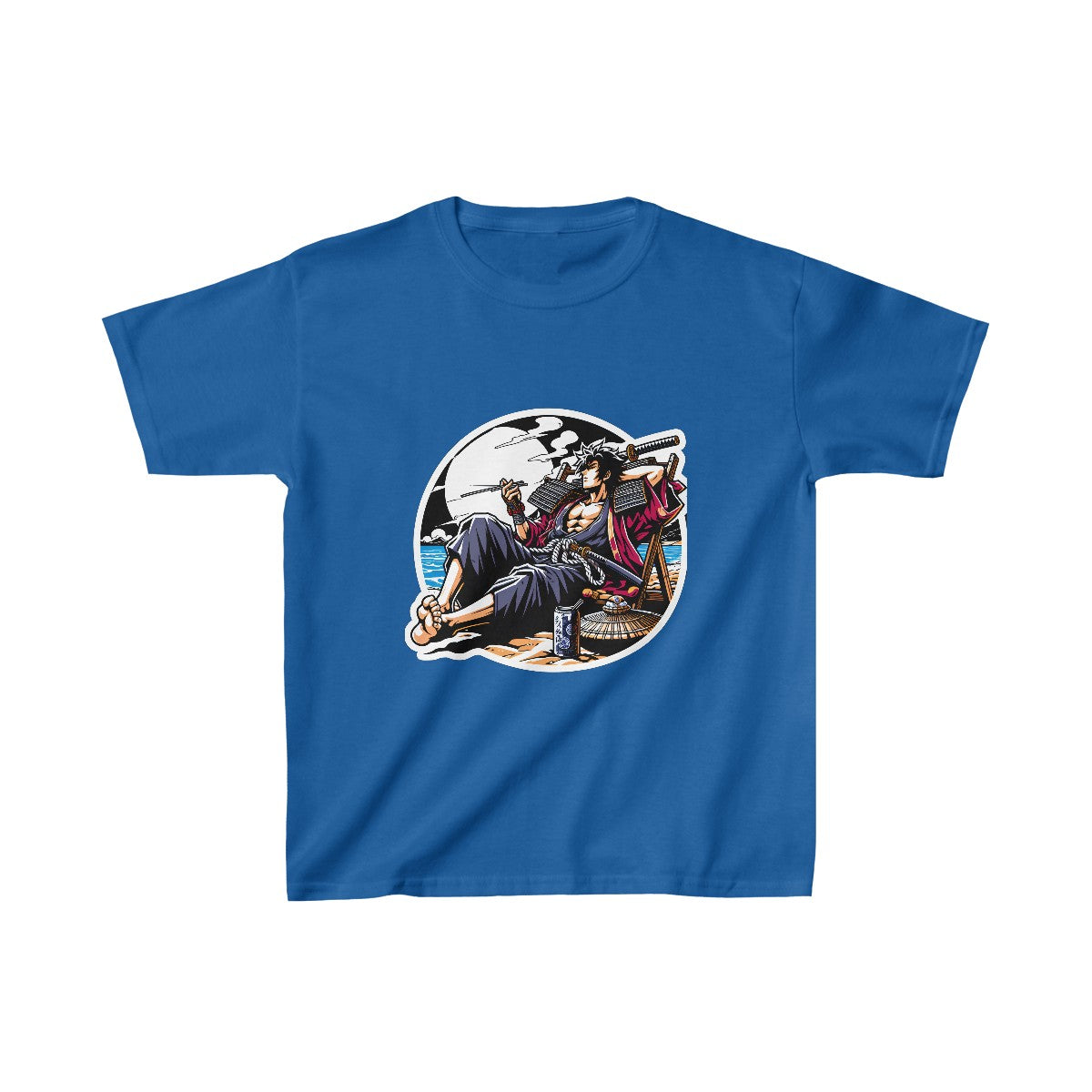 Kids Shonen AnimeSamurai Warrior T-Shirt Image 8
