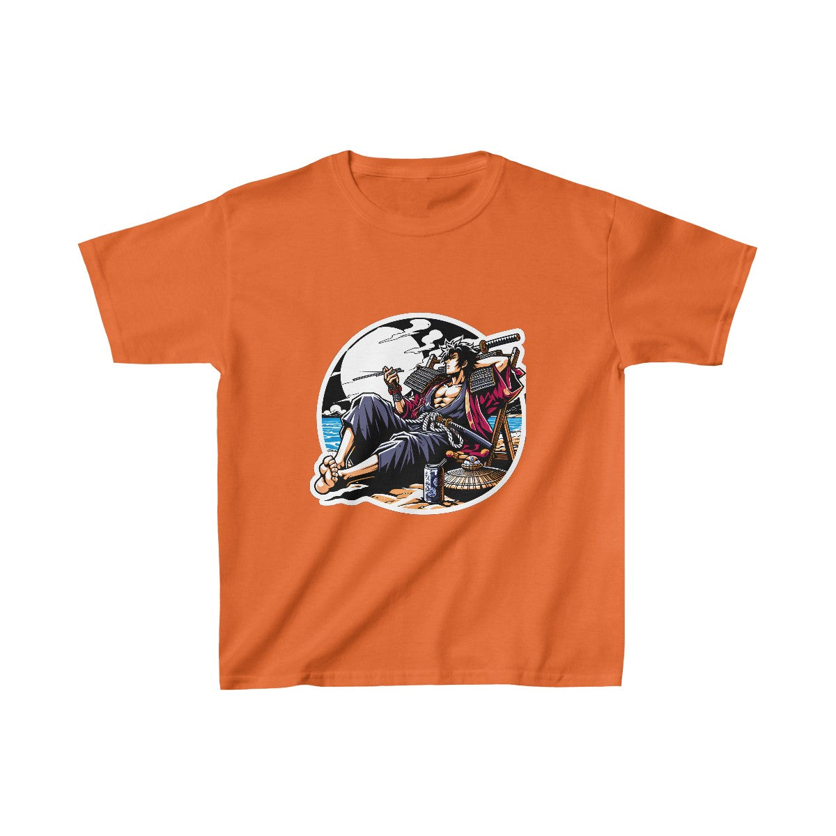 Kids Shonen AnimeSamurai Warrior Tee Image 6