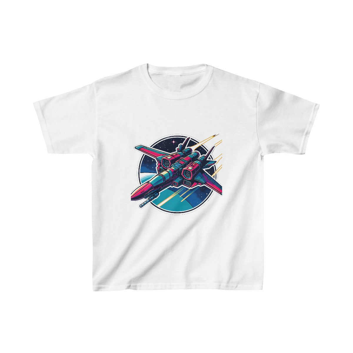 Kids Shonen AnimeSpaceship T-Shirt  Image 2