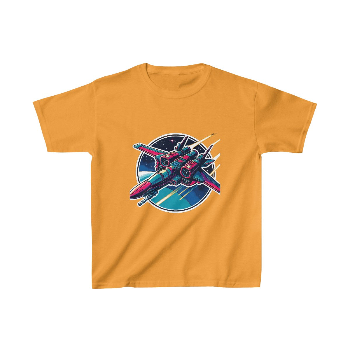 Kids Shonen AnimeSpaceship T-Shirt  Image 5
