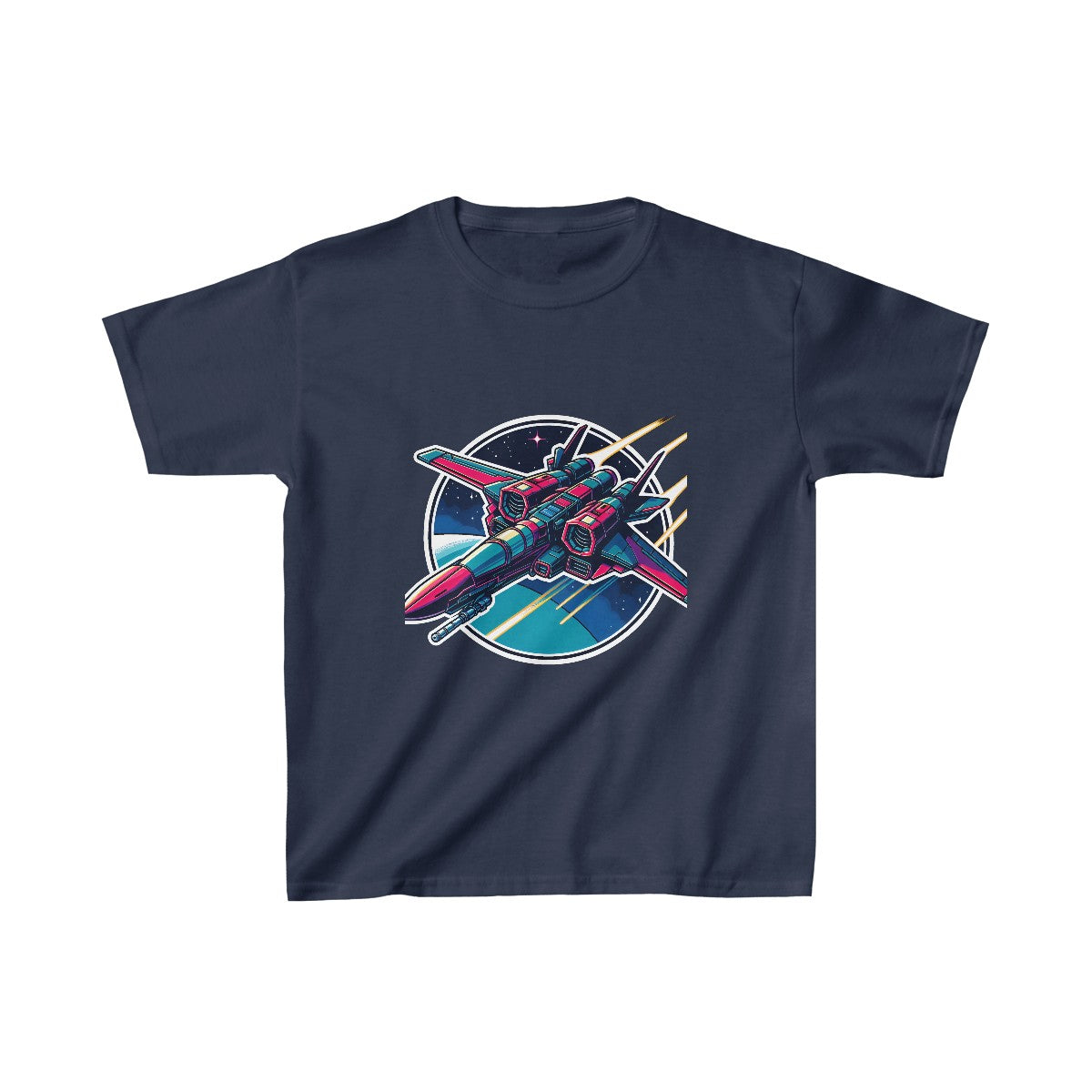 Kids Shonen AnimeSpaceship T-Shirt Image 9