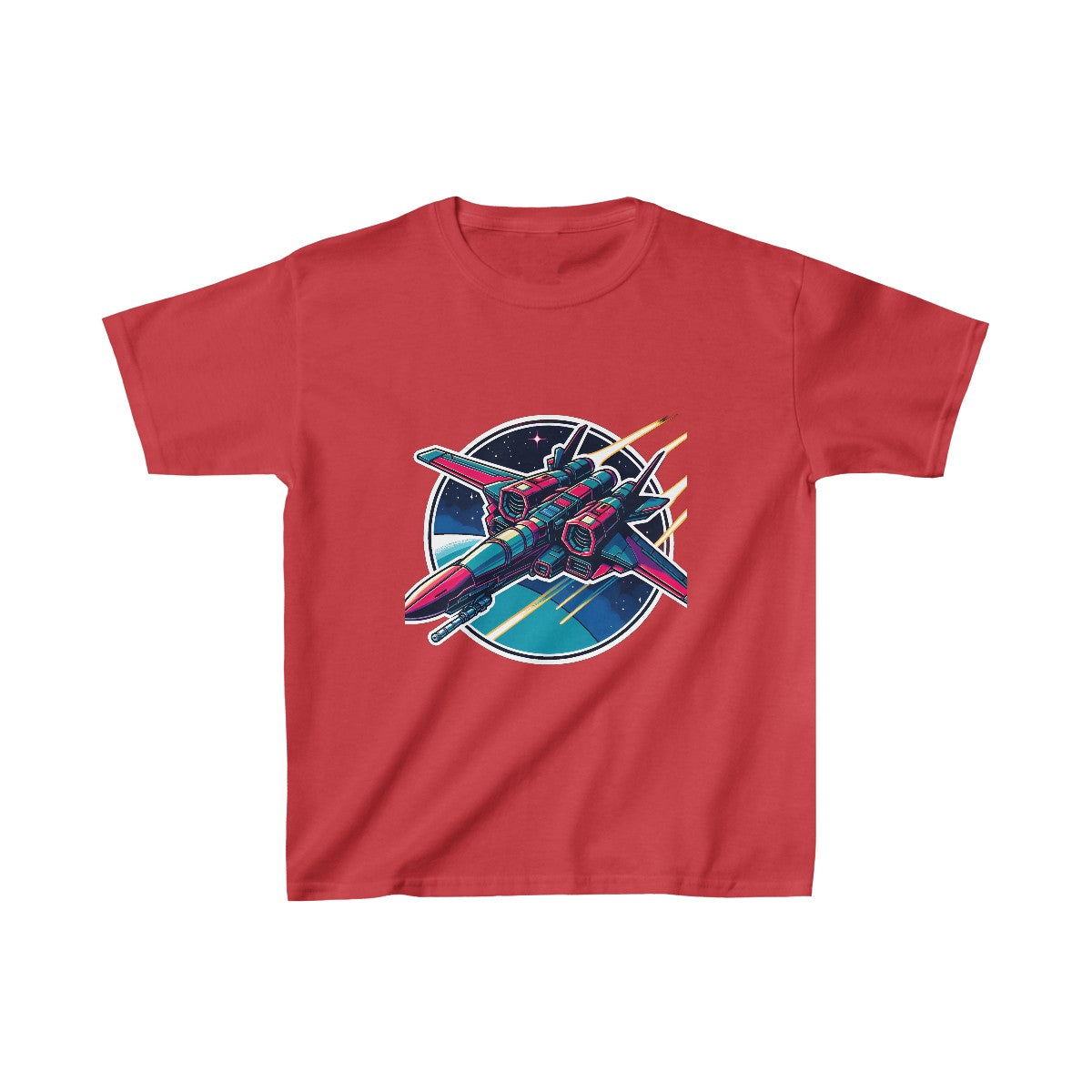 Kids Shonen AnimeSpaceship T-Shirt Image 11