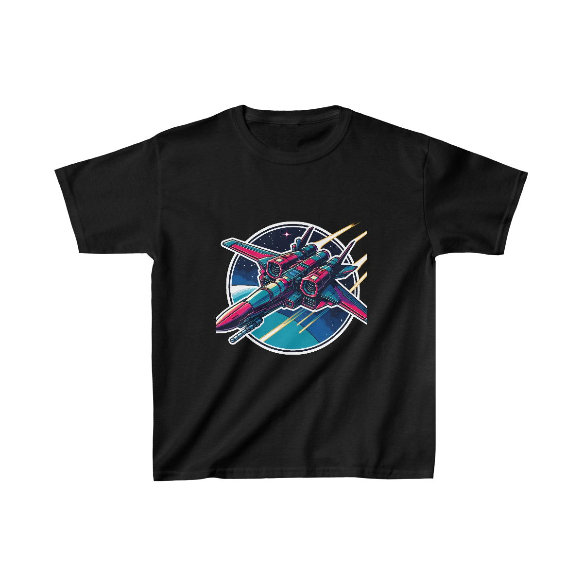 Kids Shonen AnimeSpaceship T-Shirt  Image 3