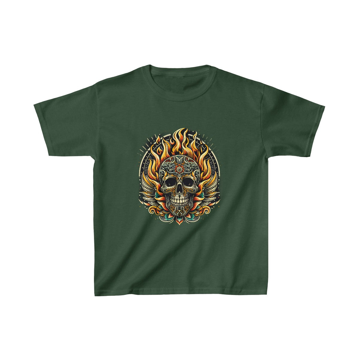 Kids SteampunkSkull T-Shirt Image 7