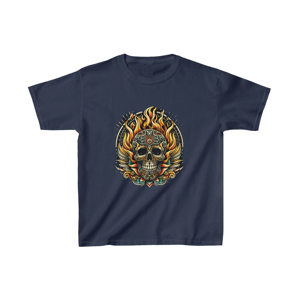 Kids SteampunkSkull T-Shirt Image 9