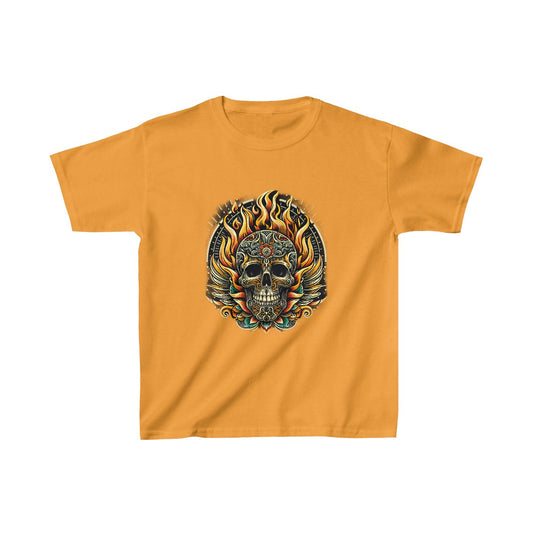 Kids SteampunkSkull T-Shirt Image 1