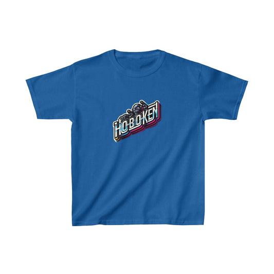 Kids SynthwaveBubble Letters T-Shirt Image 1
