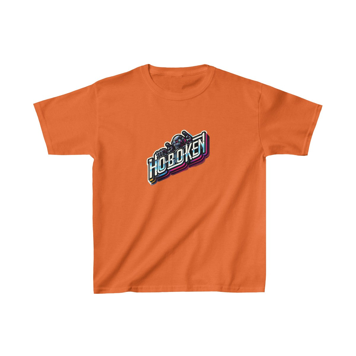Kids SynthwaveBubble Letters Tee Image 6