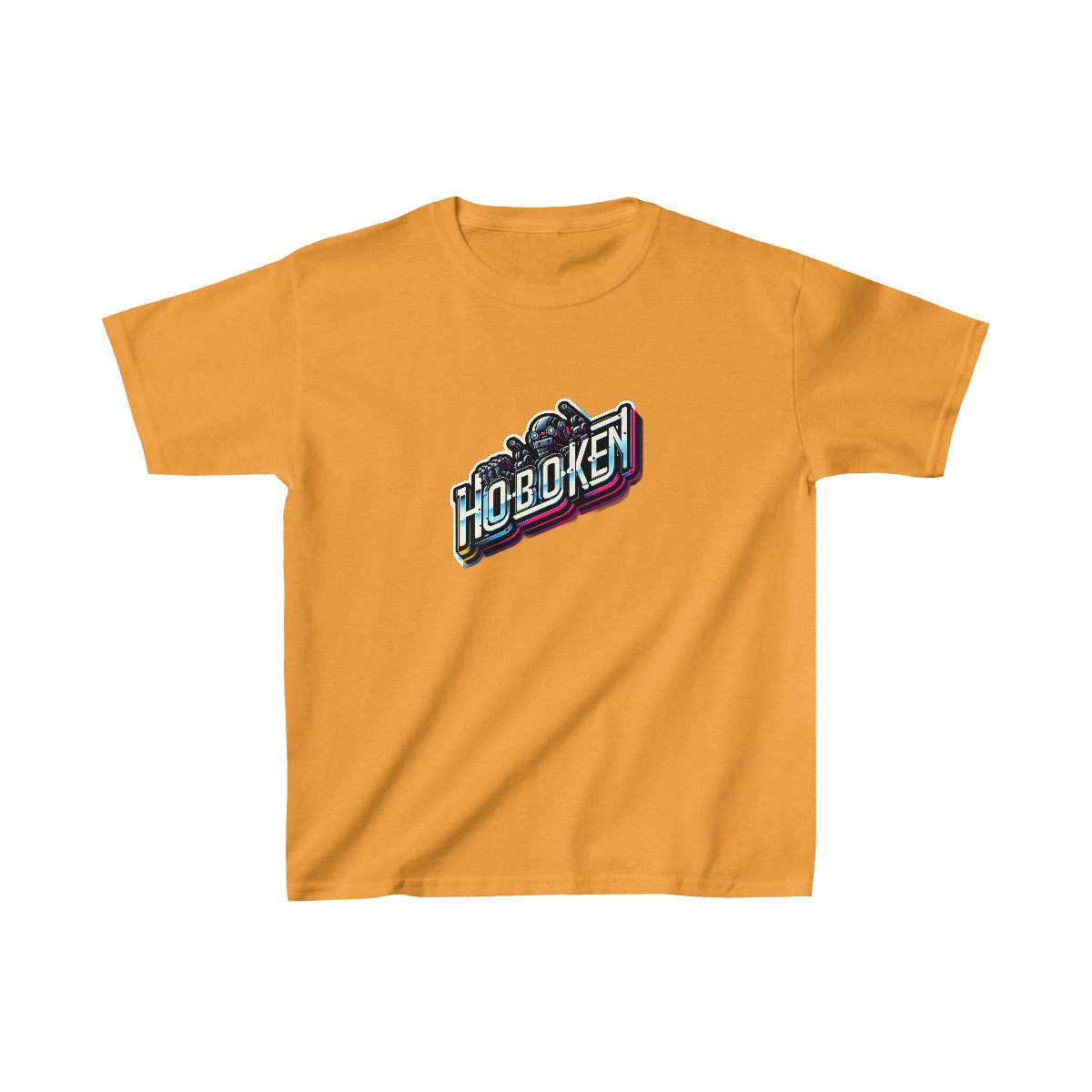 Kids SynthwaveBubble Letters T-Shirt  Image 5