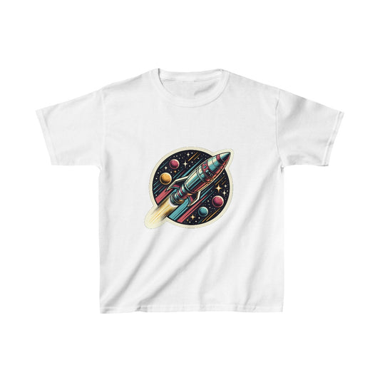 Kids VintageClassic Rocketship T-Shirt Image 1