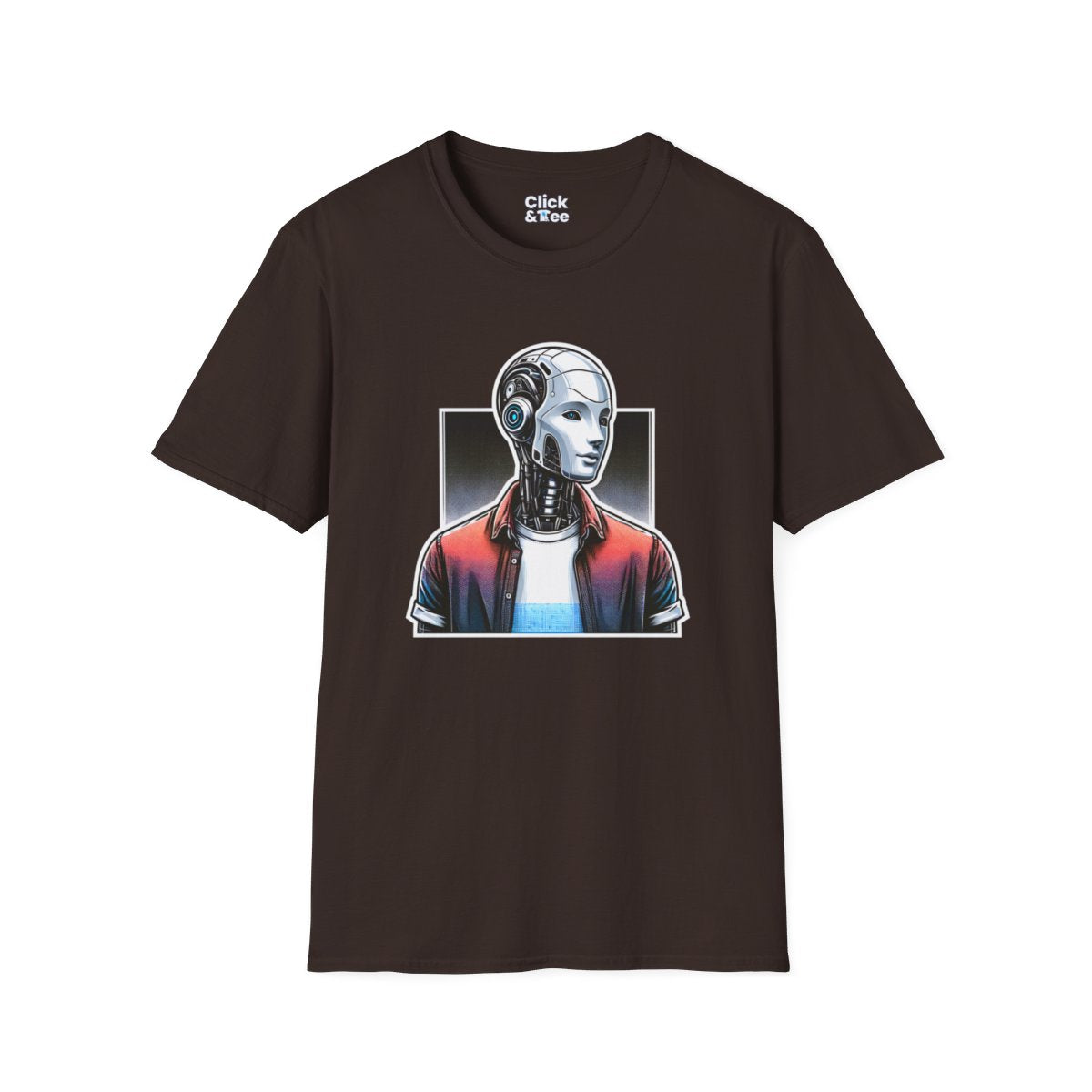 RealisticHumanoid AI Robot Unique T-Shirt Image 10