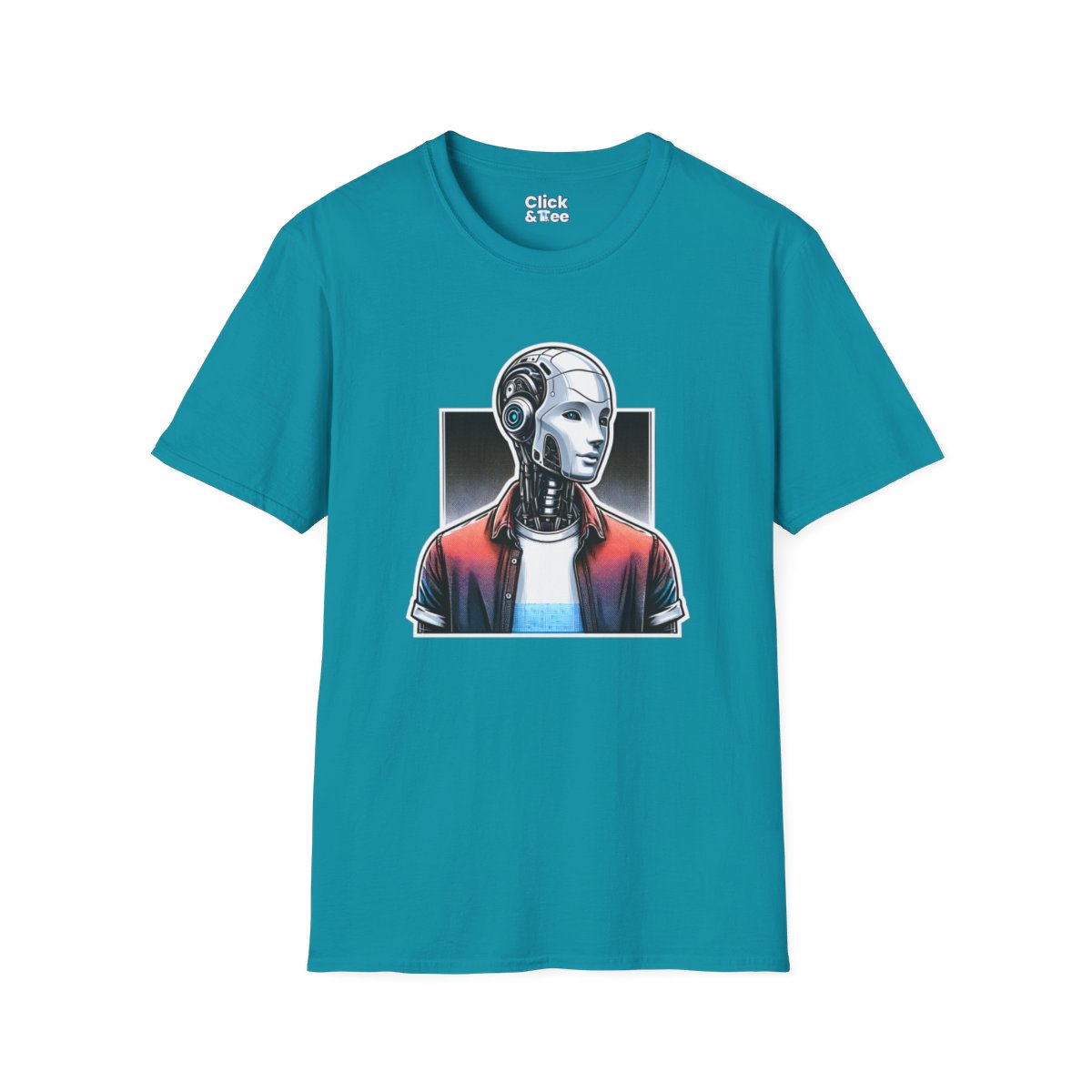 RealisticHumanoid AI Robot Unique T-Shirt Image 13