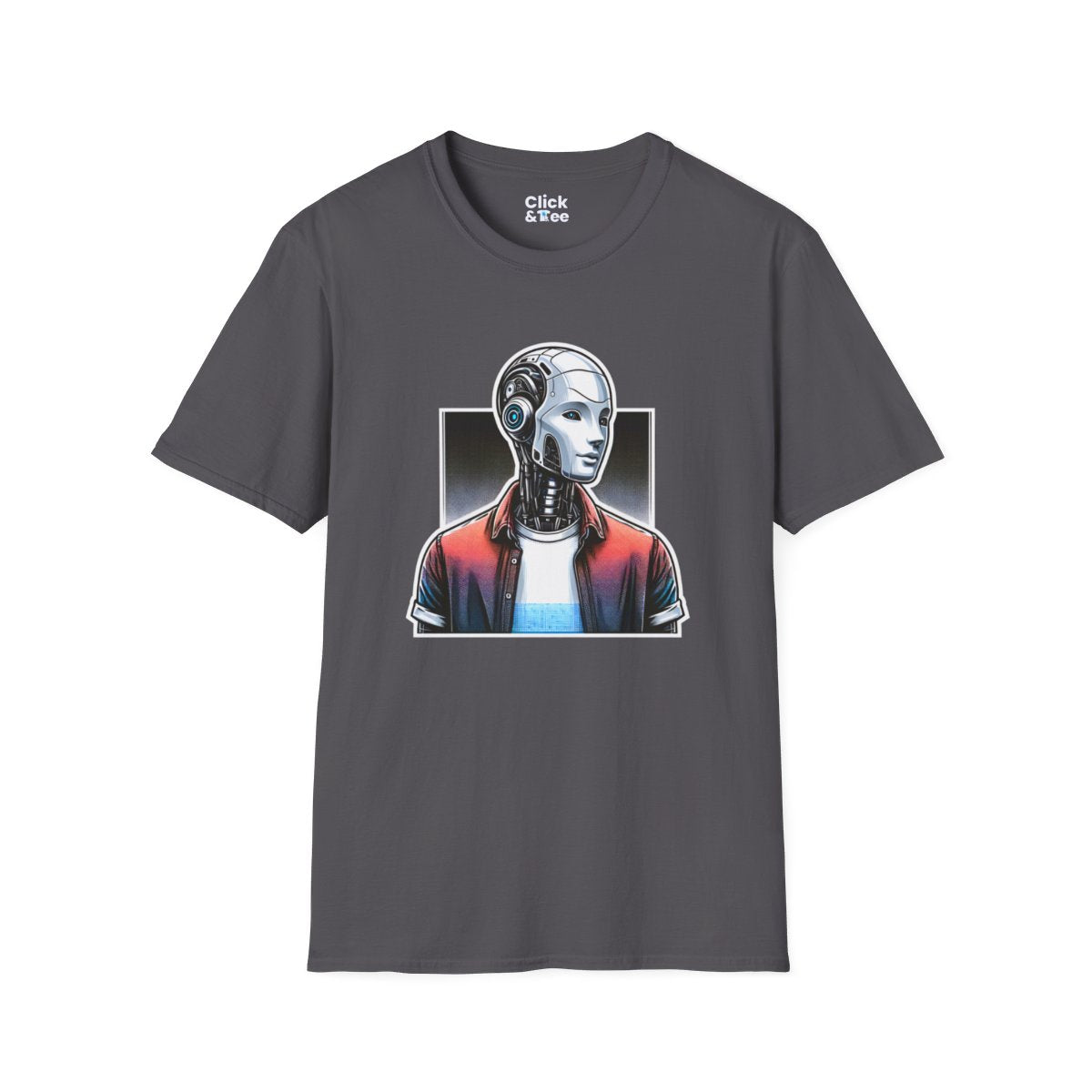 RealisticHumanoid AI Robot Unique T-Shirt Image 16