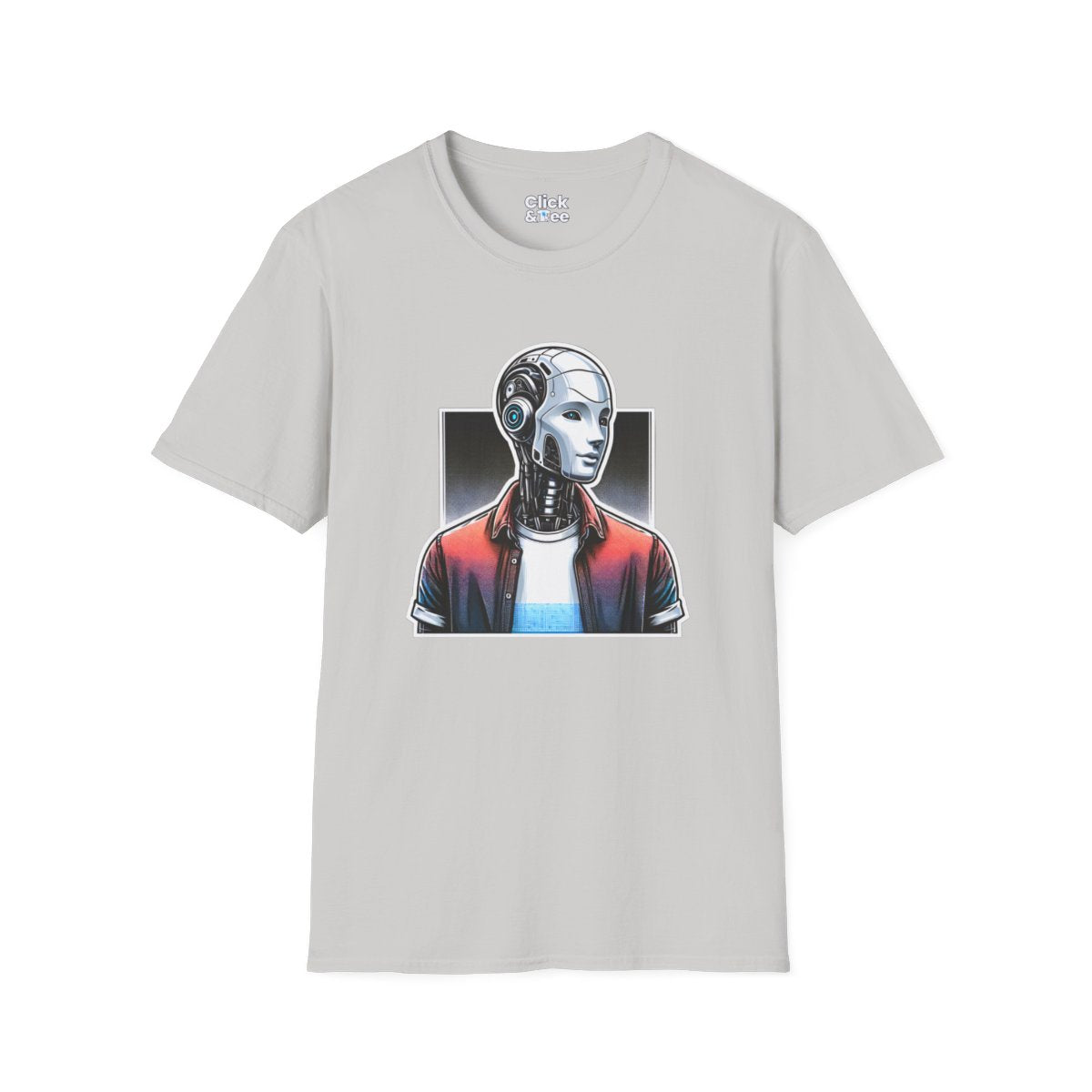 RealisticHumanoid AI Robot Unique T-Shirt  Image 5