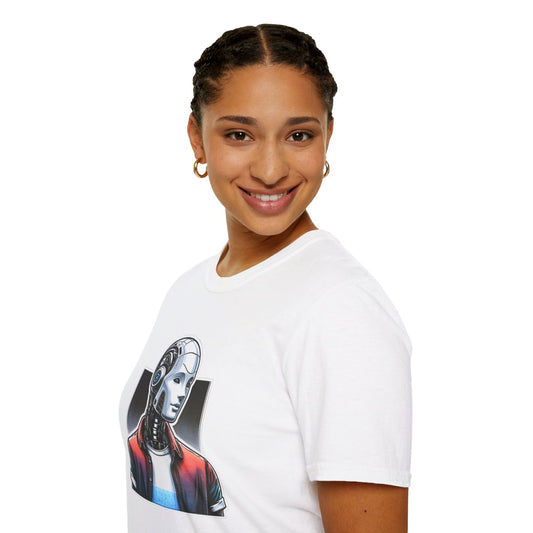 Kids RealisticHumanoid AI Robot T-Shirt Image 1