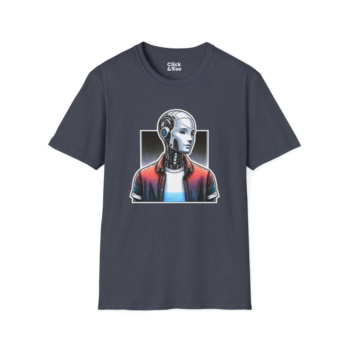 RealisticHumanoid AI Robot Unique T-Shirt Image 19