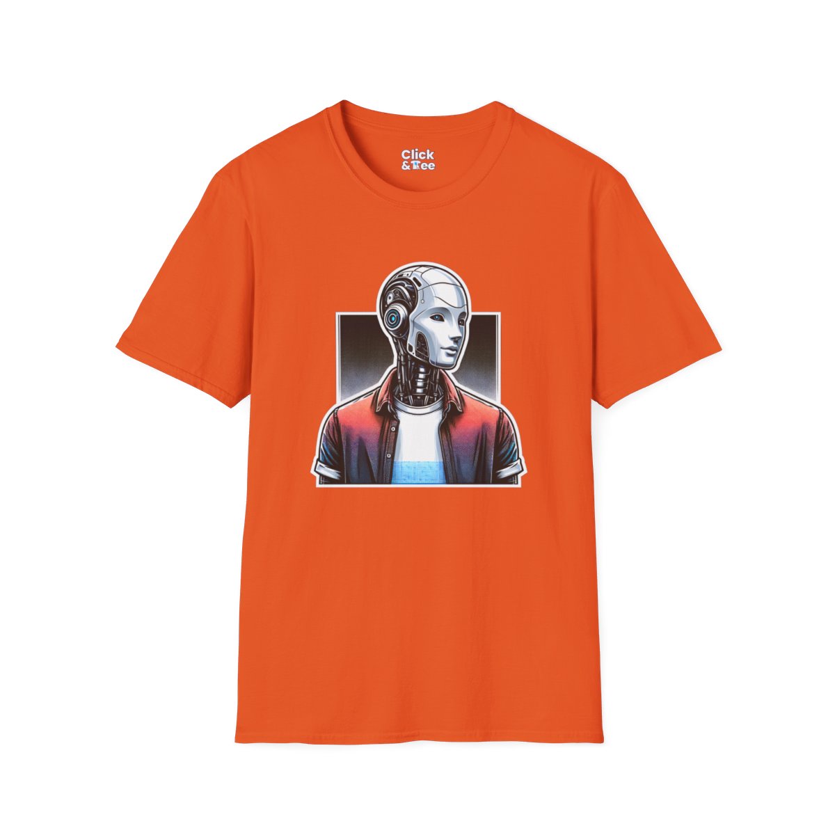 RealisticHumanoid AI Robot Unique T-Shirt Image 9
