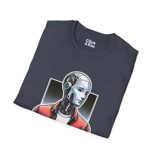 RealisticHumanoid AI Robot Unique T-Shirt Image 1