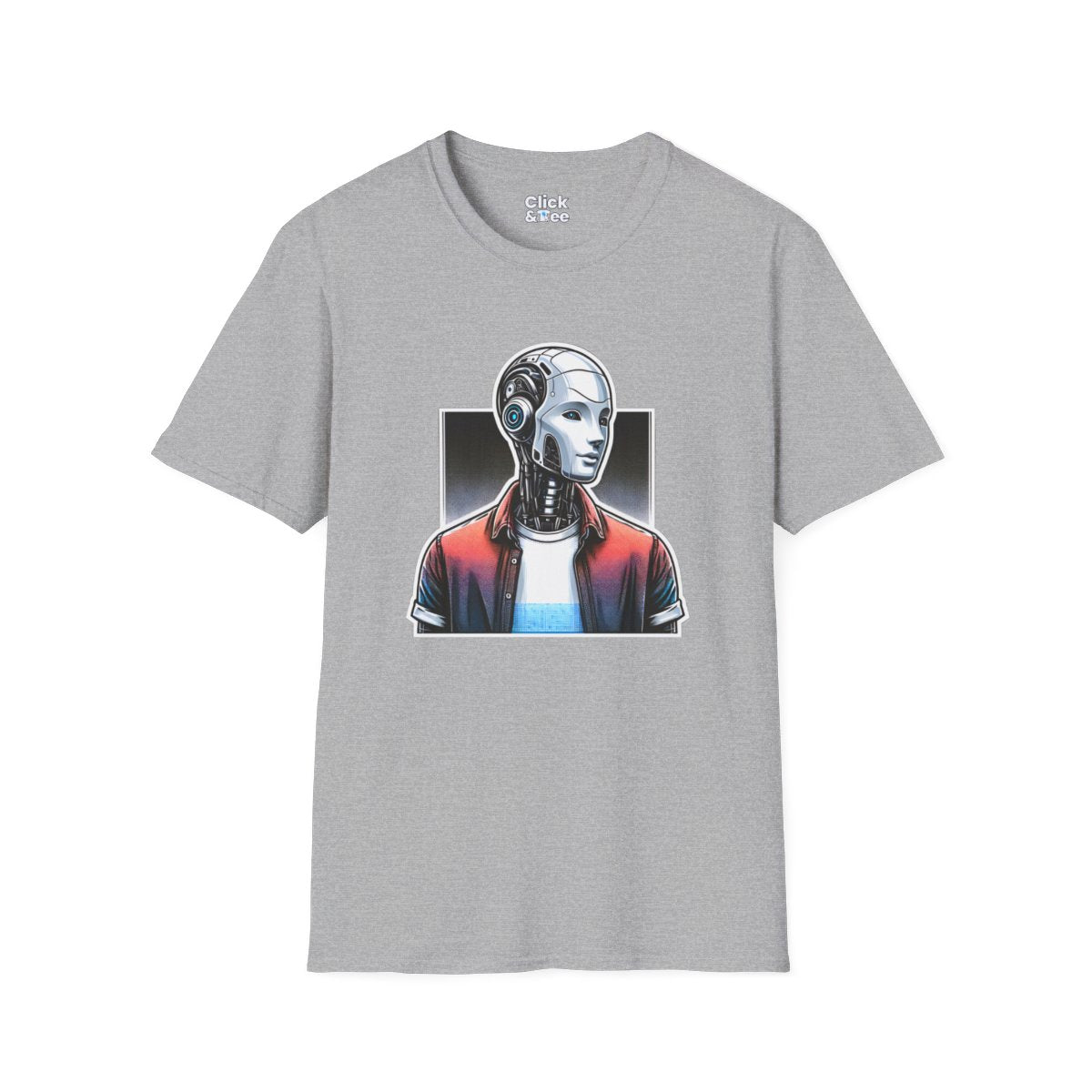 RealisticHumanoid AI Robot Unique T-Shirt  Image 2