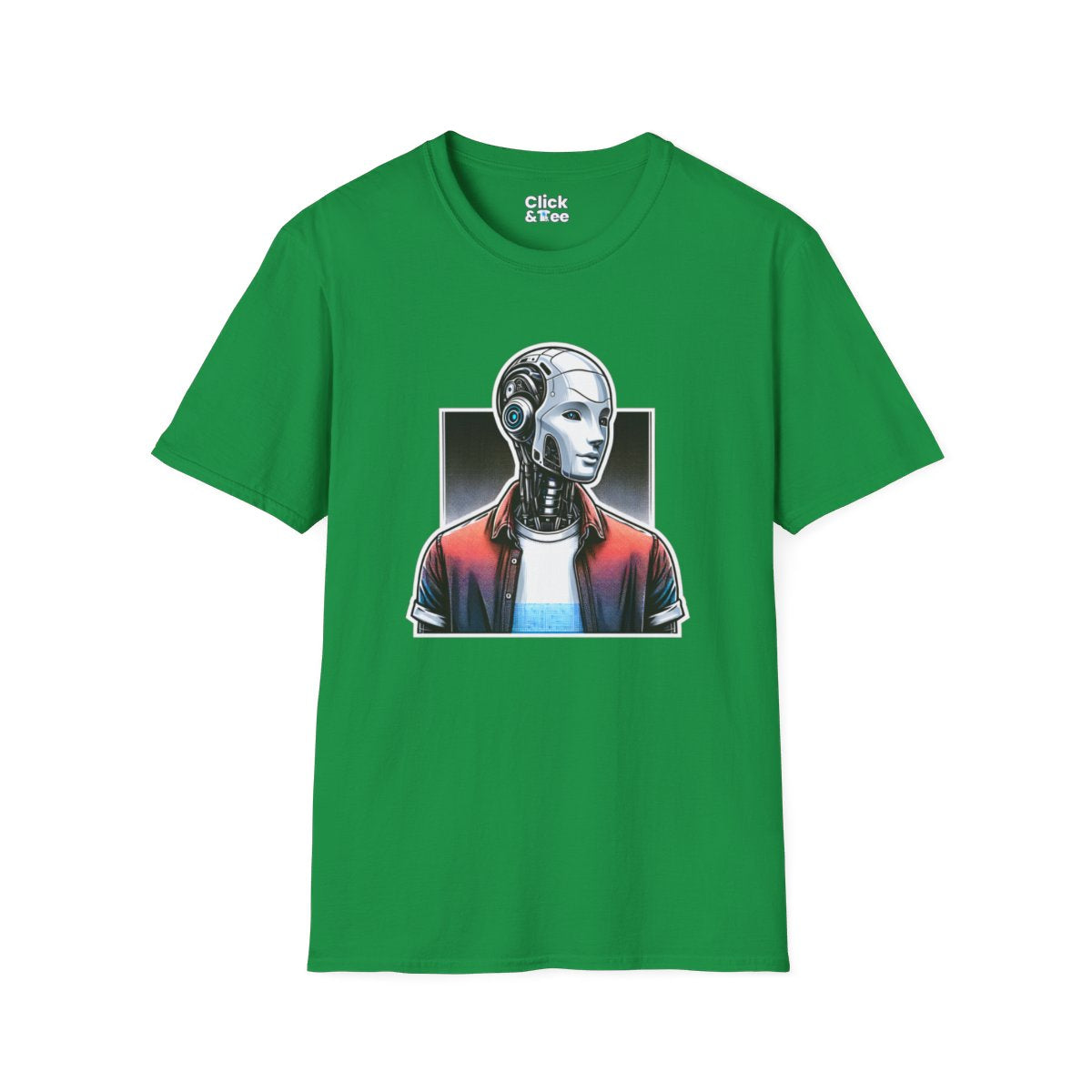 RealisticHumanoid AI Robot Unique T-Shirt Image 12