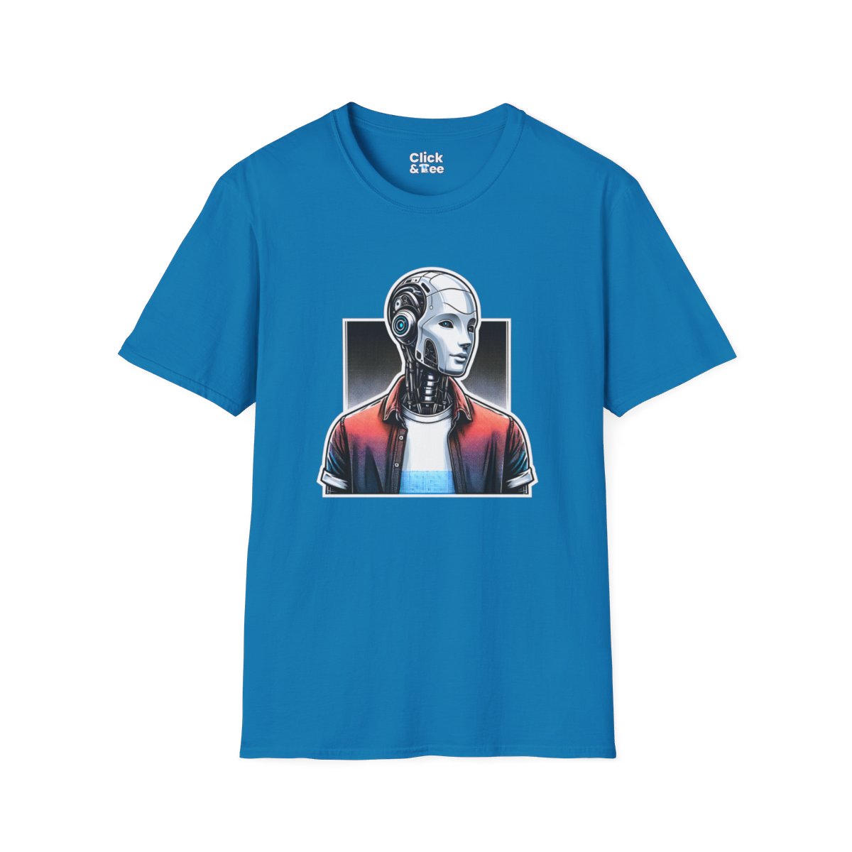 RealisticHumanoid AI Robot Unique T-Shirt Image 15