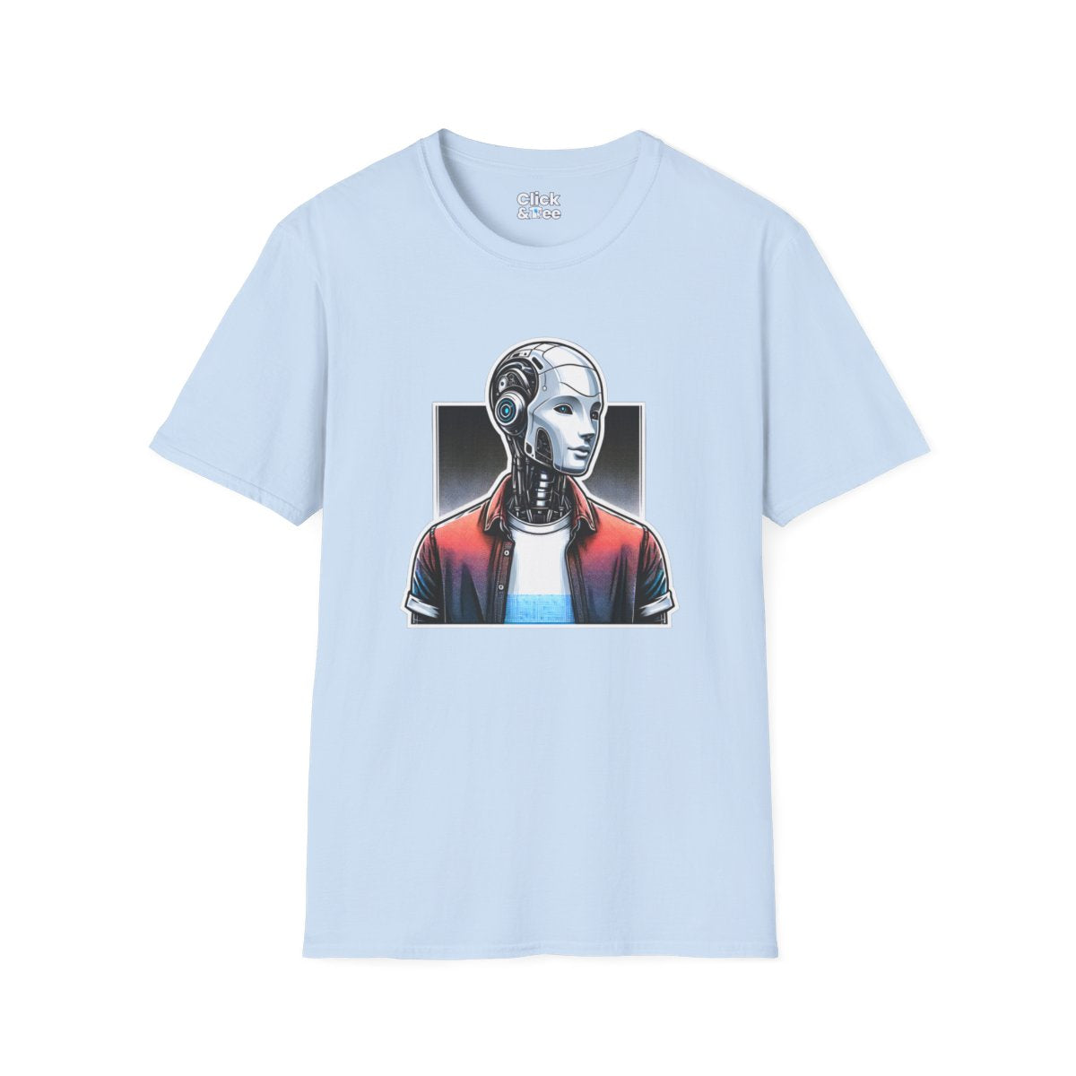 RealisticHumanoid AI Robot Unique T-Shirt Image 14