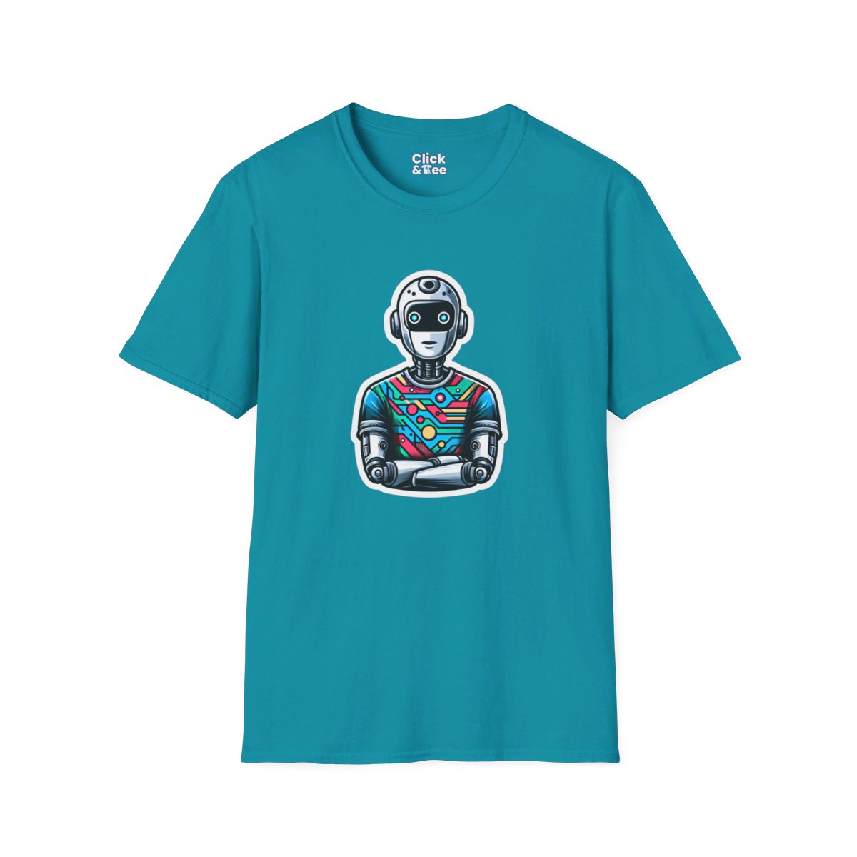 RealisticHumanoid AI Robot Unique T-Shirt Image 13