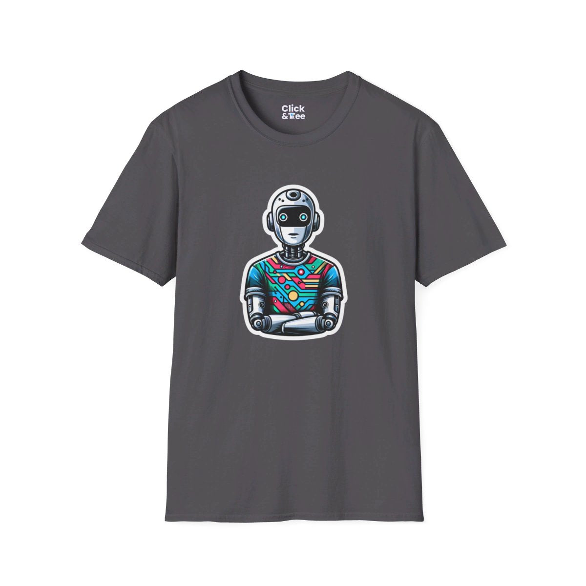 RealisticHumanoid AI Robot Unique T-Shirt Image 16