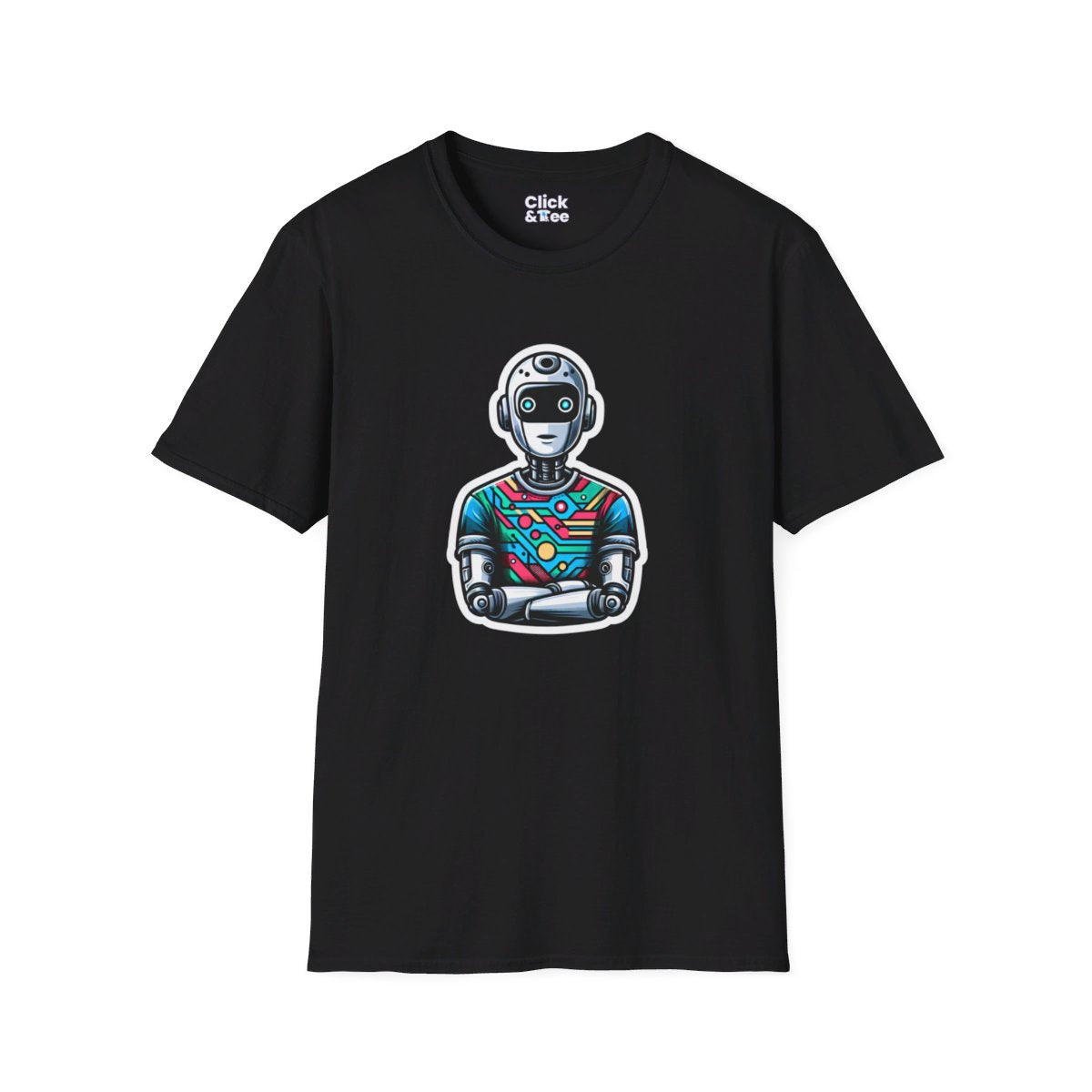 RealisticHumanoid AI Robot Unique T-Shirt  Image 3