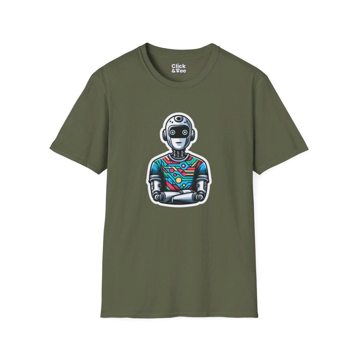 RealisticHumanoid AI Robot Unique T-Shirt Image 11