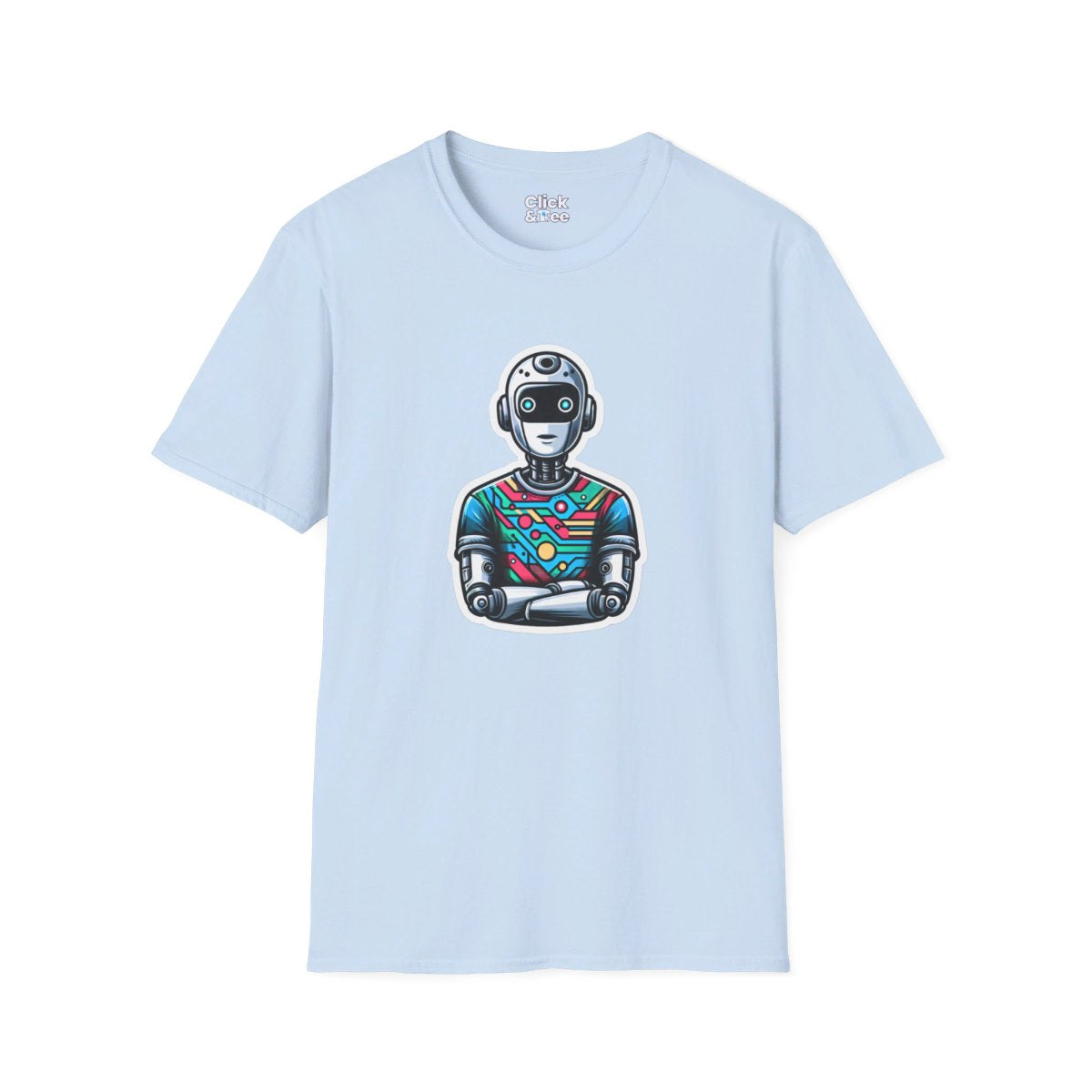 RealisticHumanoid AI Robot Unique T-Shirt Image 14