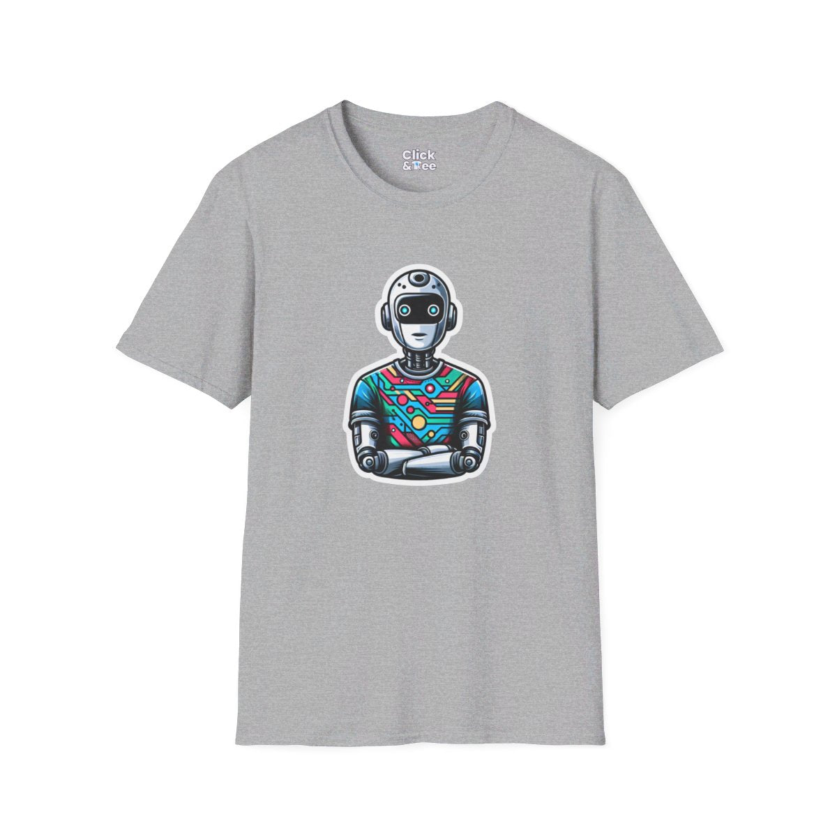 RealisticHumanoid AI Robot Unique T-Shirt  Image 2
