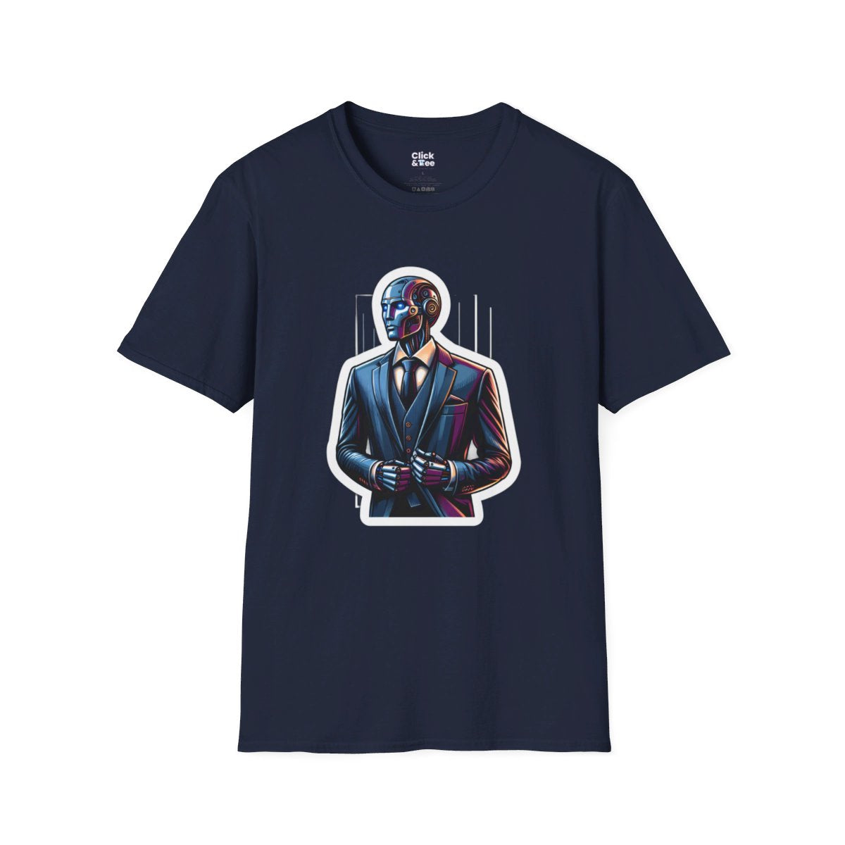RealisticHumanoid Robot Gentleman Unique T-Shirt Image 18
