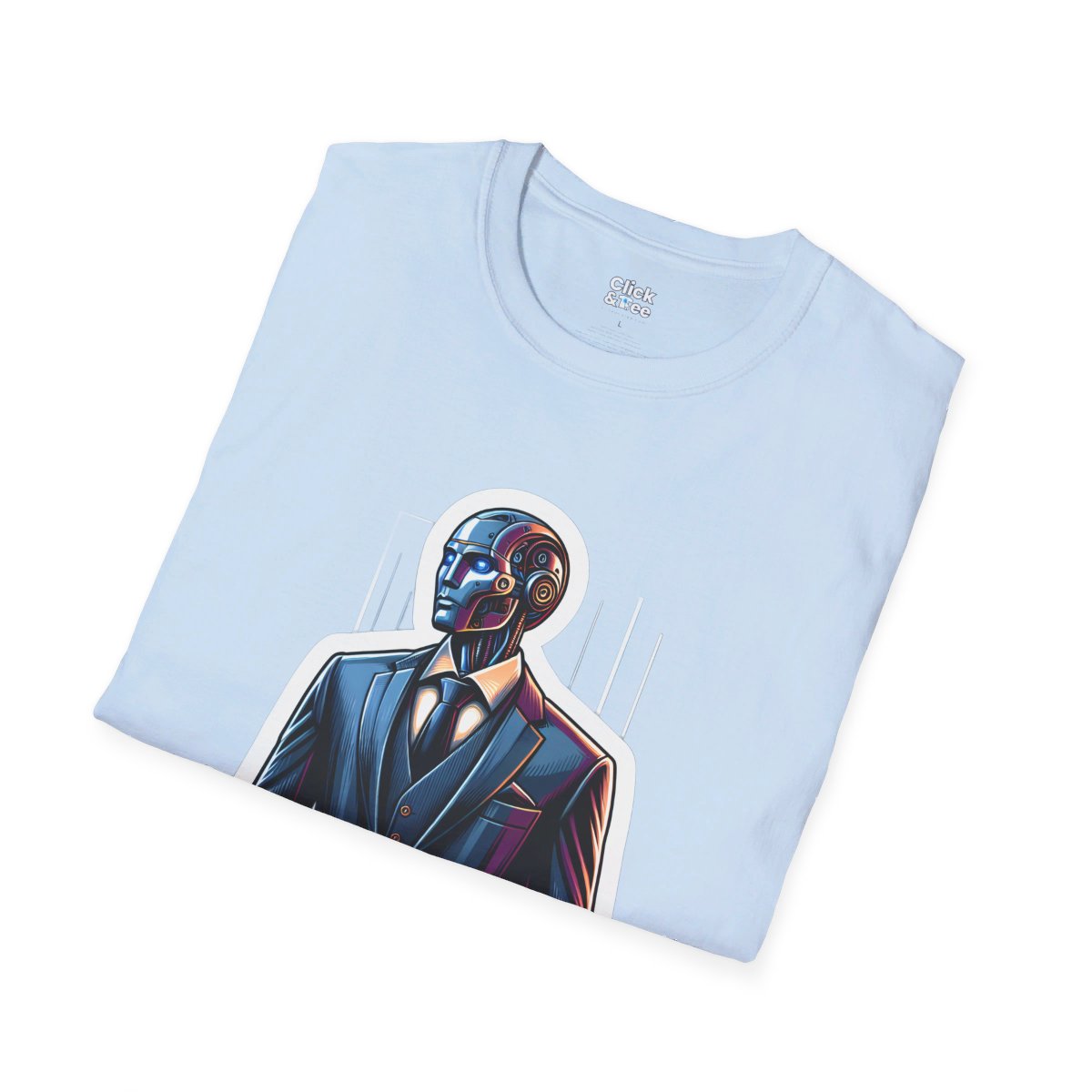 RealisticHumanoid Robot Gentleman Unique T-Shirt Image 1