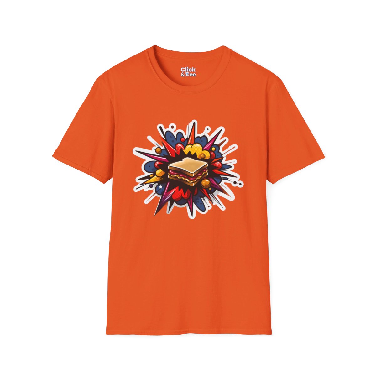 RealisticPeanut Butter and Jelly Sandwhich Unique T-Shirt Image 9