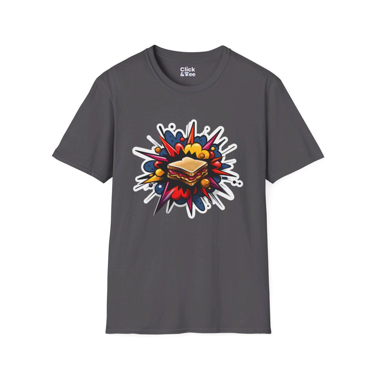 RealisticPeanut Butter and Jelly Sandwhich Unique T-Shirt Image 16