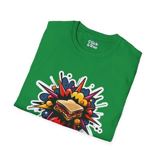 RealisticPeanut Butter and Jelly Sandwhich Unique T-Shirt Image 1