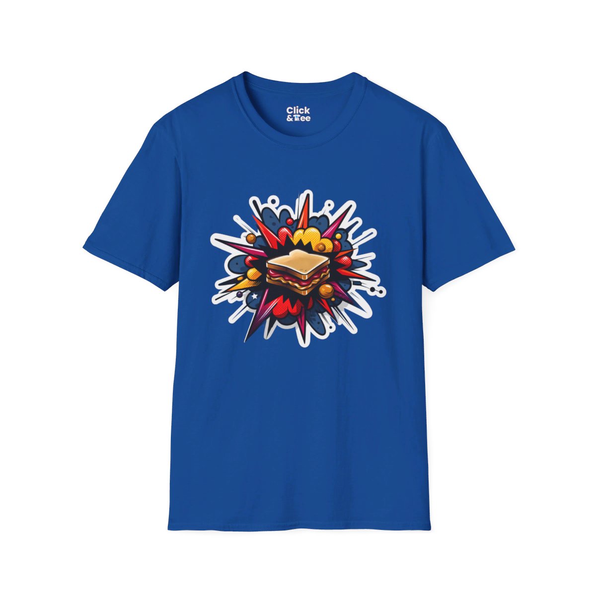 RealisticPeanut Butter and Jelly Sandwhich Unique T-Shirt Image 17
