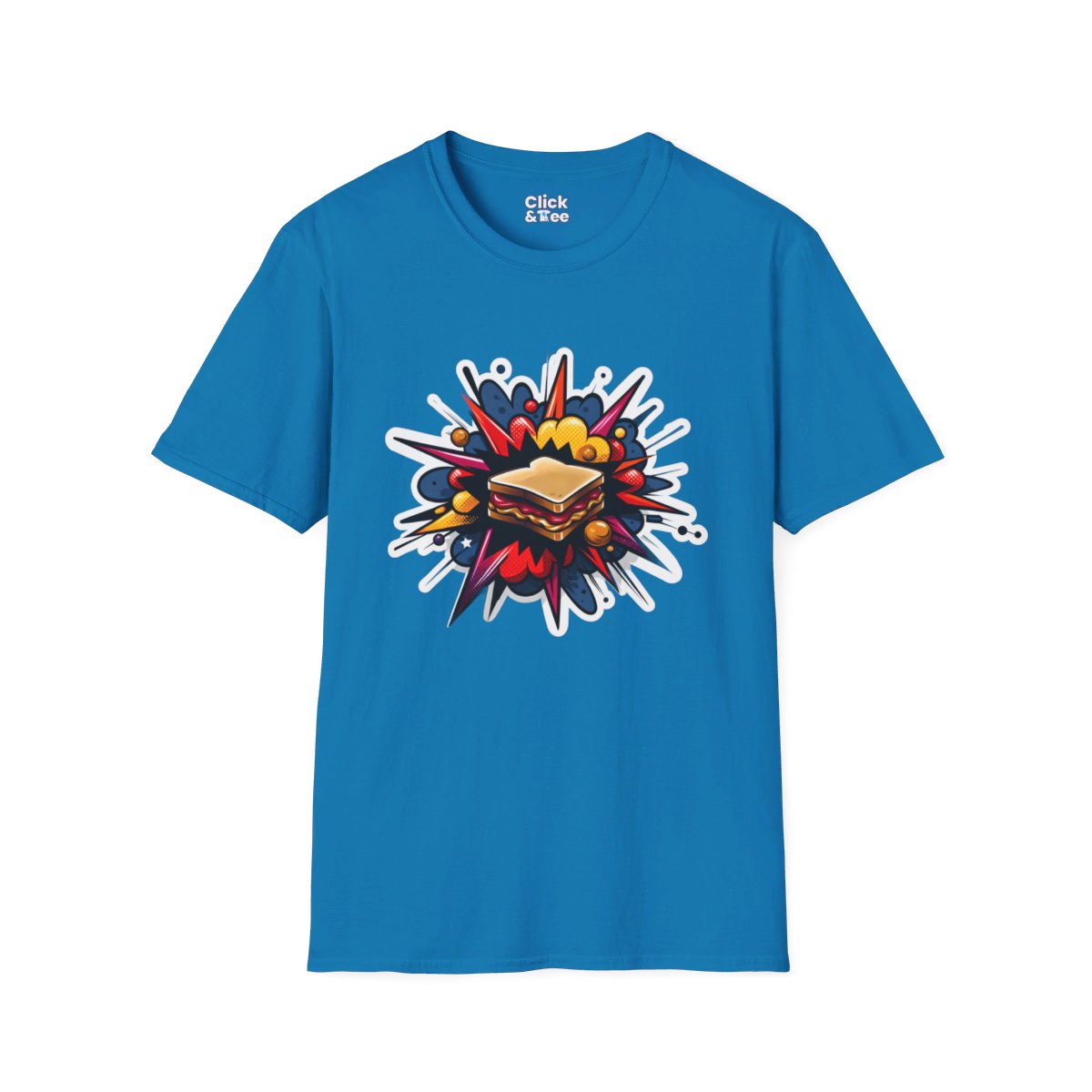 RealisticPeanut Butter and Jelly Sandwhich Unique T-Shirt Image 15