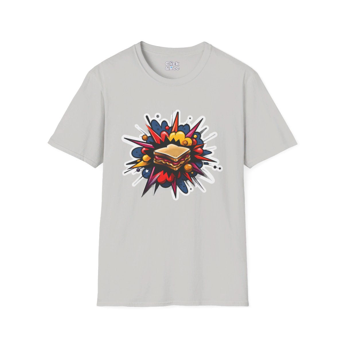 RealisticPeanut Butter and Jelly Sandwhich Unique T-Shirt  Image 5